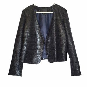 Trouve Women’s Black Date Night Jacket Blazer